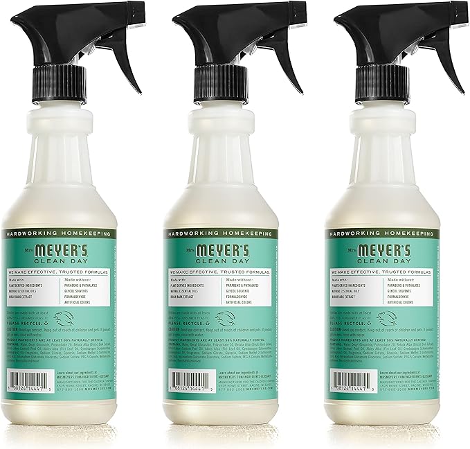 Mrs. MEYER'S CLEAN DAY All-Purpose Cleaner Spray,Basil,16 fl. oz,(Pack of 6)