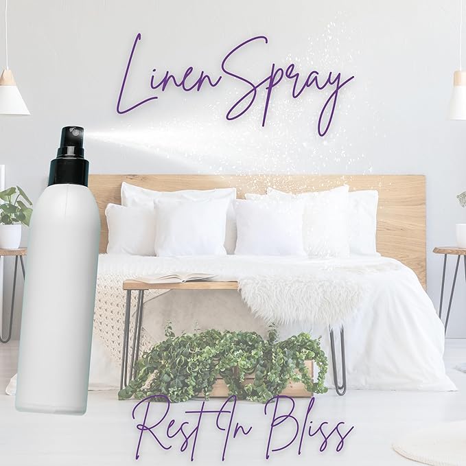 Chamomile Linen Spray (Double Strength), 16 ounces - Eclectic Lady Sheet and Linen Spray - No Artificial Colors, Parabens, or Preservatives - Long-Lasting Scent for Bed, Fabric & Pillow