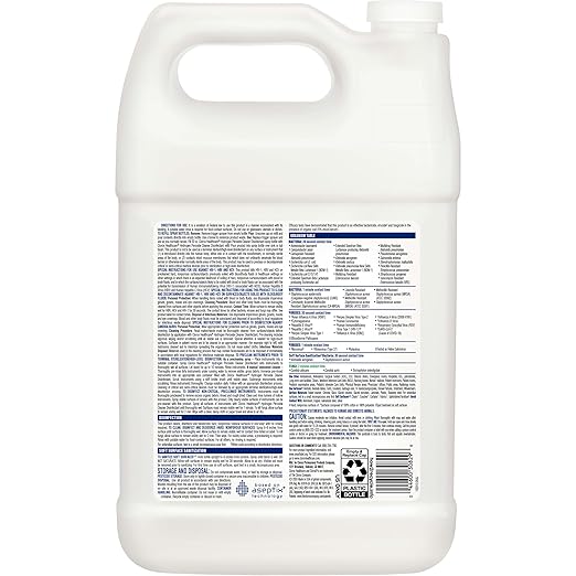 Clorox Healthcare Hydrogen Peroxide Cleaner Disinfectant Refill, Bleach Free, 128 Fluid Ounces (Package May Vary)