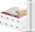 Potane 8 Pack 8"x20'(8Rolls) Thickened Vacuum Sealer Bags For Food, Textures on Both Sides, Smell-Proof, Heavy Duty for POTANE, Food Saver, Weston, Sous Vide
