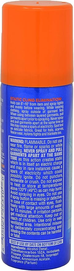 Static Guard Bonus Pack Spray 12.4 oz (2 Pack of 5.5 oz & 1 Pack of 1.4 oz)