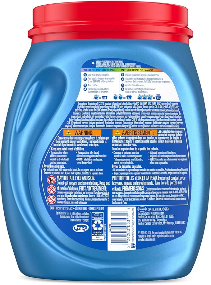 Persil Ultra Pacs Original Everyday Clean Laundry Detergent, 42 count