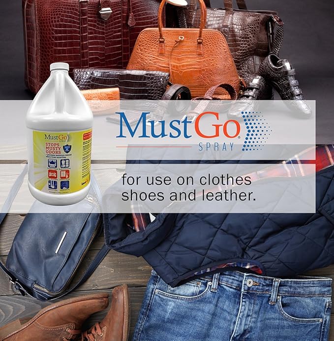Spray Odor Eliminator - Controls, Removes and Prevents Damp, Musty Smells - 1 Gallon