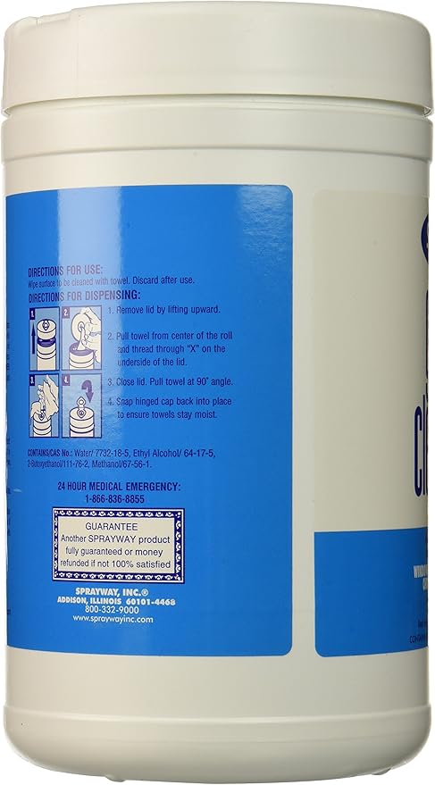 Glass Cleaner Wipes (10" x 12", 40 wipes)