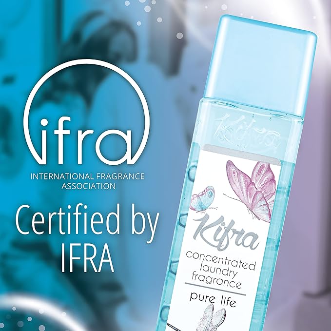 KIFRA PURE LIFE Concentrated Laundry Fragrance 6.76 Fl Oz 200ml 80 Washing Cycles