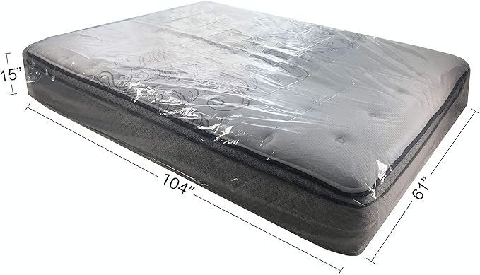 UBOXES Queen Size Mattress Covers/Bags 61" x 15" x 104" Moving Supplies (QUEENCOVER02) (packaging may vary)