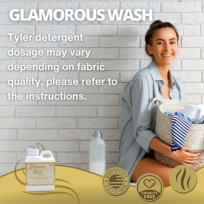 Tyler Glamorous Wash Laundry Liquid Detergent - Hand & Machine Washable, 112g (4 Oz), Multi-Purpose Key Chain