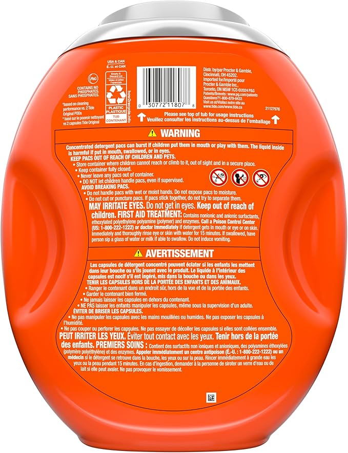 Tide Power PODs + Downy Laundry Detergent Pods, 63 Count, Soft Boosters + April Fresh