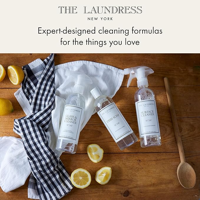 The Laundress Surface Cleaner, No. 247 Scented; Safe for Granite, Marble, Porcelain, & Wood; Bio-Based Ingredients; 15.5 Fl OZ, (Pack of 2)
