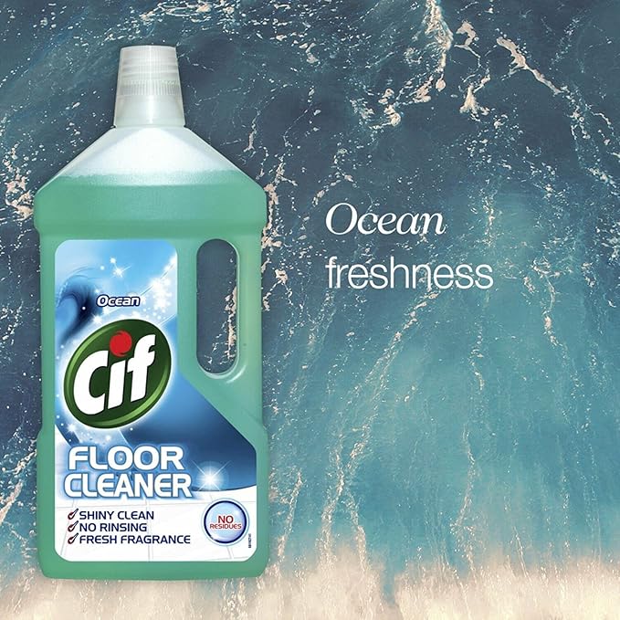 Cif Ocean Floor Cleaner against stubborn dirt for cleaning linoleum, vinyl and ceramic tiles 950 ml