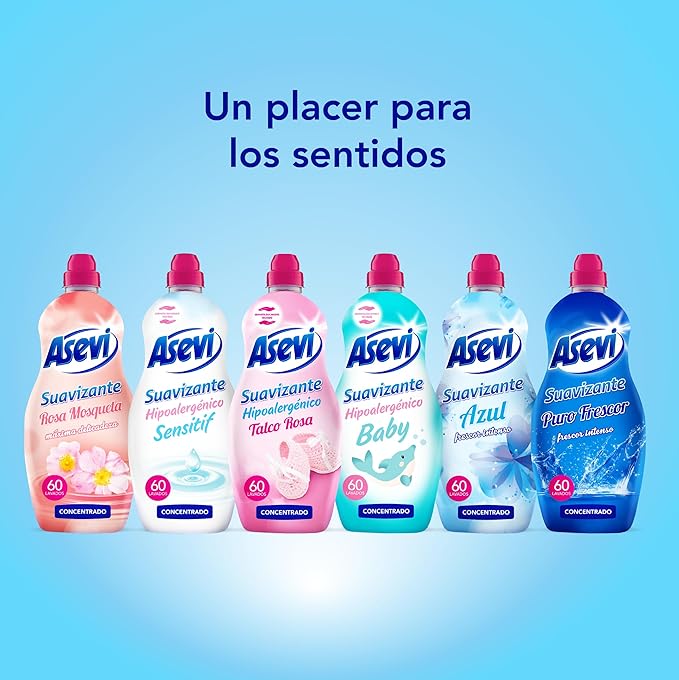 Asevi Fabric Softener Concentrate Blue 60 Doses