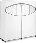 Whitmor 60-inch Extra-Wide Clothes Closet, 60” with White Cover