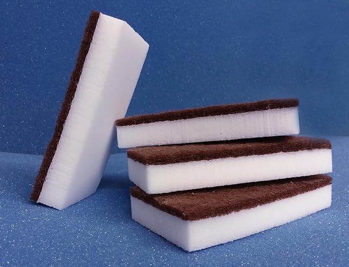 Dual Melamine Eraser Sponge & Scouring Pad (40pk)