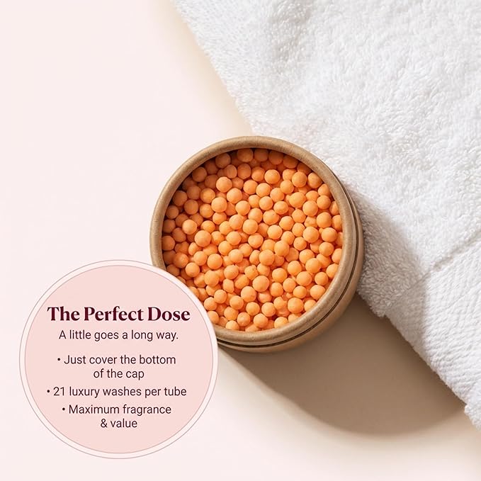 Glory Days In-Wash Scent Booster & Fabric Smell Deodorizer – Citrus Socialite (Bright Citrus Blend) | Chic Laundry Beads for Long-Lasting Fragrance | Plant-Conscious, Plastic-Free, 21 Washes