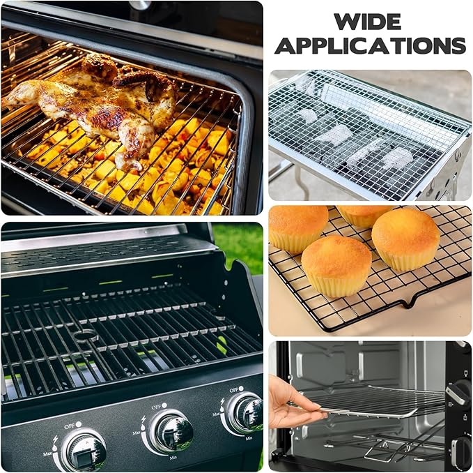 8 Pack Oven Rack Cleaning Bags, Thickened No Scrub Oven Rack Cleaning Bags Simple to Use Heavy Duty Reusable Leak-Resistant Bags for Deep Soaking Removable Metal Rack, Grill Grates, BBQ Racks