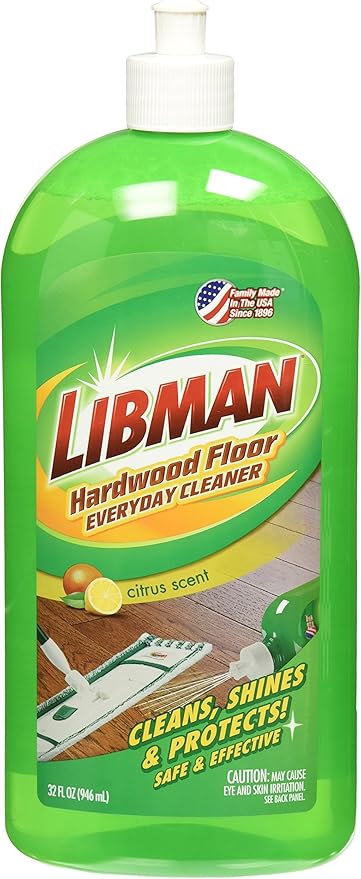 Libman 2065 Hardwood Floor Everyday Cleaner with Squeeze Bottle, 32 Fl Oz (Pack of 1)