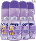Snuggle In Wash Scent Booster, 21 Oz, 4 Pack, Lavender Breeze, Laundry Beads for Long-Lasting Freshness, Fragrance Enhancer for Clothes, Bedding & Activewear, HE Safe