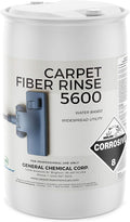 Carpet Fiber Rinse 5600 - Water-Based Cleaning Solution - Prevents Browning, Yellowing & Bleeding - Residential & Commercial - 55Gal