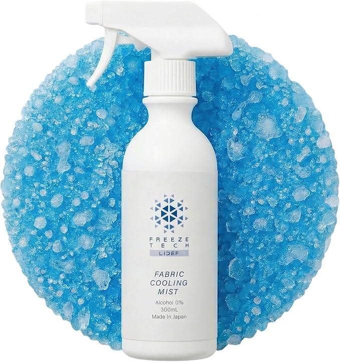 Fabric Cooling Spray powered by Freeze Tech – Alcohol-Free Fabric Mist for Clothes and Sportswear – Lightweight, Quick-Dry Formula with Mint Scent (10oz / 300mL)