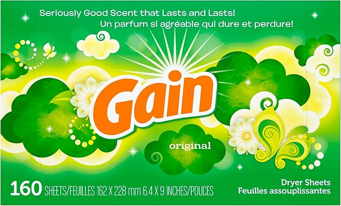 Gain Dryer Sheets - Original - 160 ct