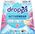 Dropps Activewear Laundry Detergent Pods, Rose Energy (64 Count) - Powerful Laundry Pods | Fights Sweat & Body Odors | For Synthetic Workout Clothes | Clean Ingredients | Plastic Free Packaging