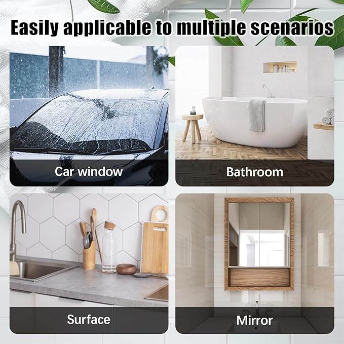 Squeegee for Shower Glass Door, All-Purpose Stainless Steel Squeegee with Adhesive Hooks, Cleaner Tool for Tile Walls, Bathroom, Window, Glass and Car Windshield, Mirrors and Kitchen(10in, Gold)