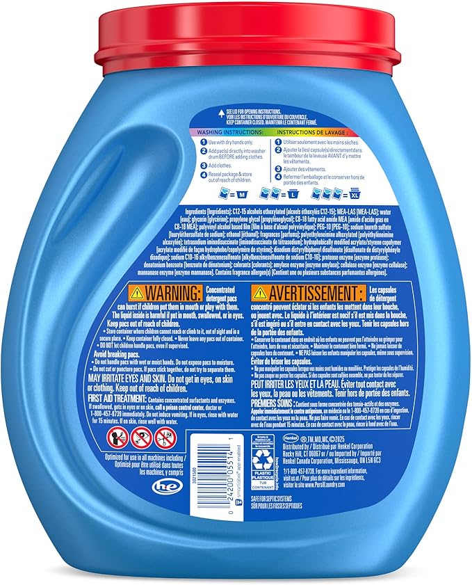 Persil Ultra Pacs Original Everyday Clean Laundry Detergent, 76 count