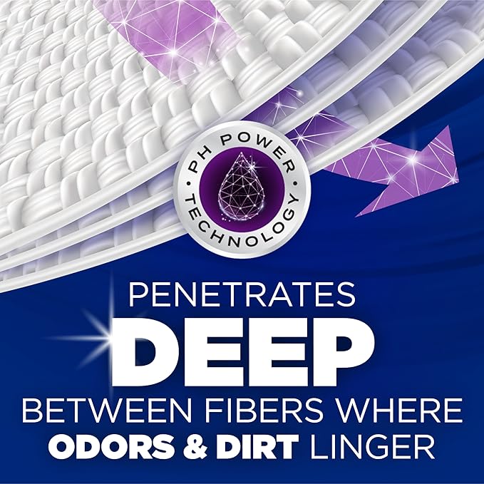 ARM & HAMMER Deep Clean Odor Formula Liquid Laundry Detergent, Radiant Burst Scent, 75 Fl Oz, 50 Loads