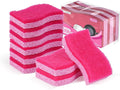9 Pack Gentle Clean Delicate Scrub Sponges, Safe for Fine China, Glass & Nonstick Pans, Dual-Sided Soft Cleaning Sponges in Resealable Pouches