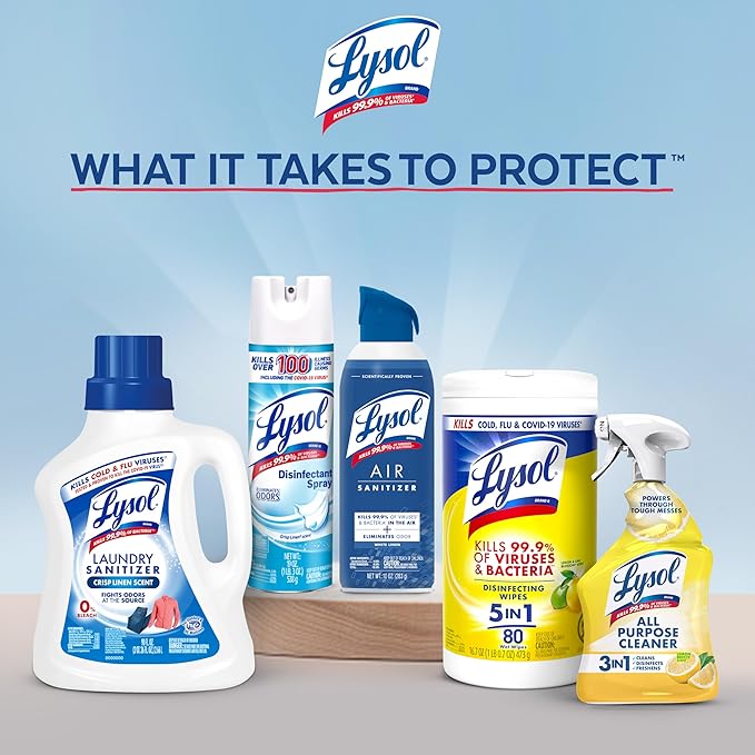 LYSOL Bathroom Cleaner Spray with OXI Action (Hydrogen Peroxide), 0% Bleach Formula, Multipurpose Disinfecting Cleaner for Tub, Tile & Shower, Removes Soap Scum & Limescale, Spring Breeze Scent, 32oz