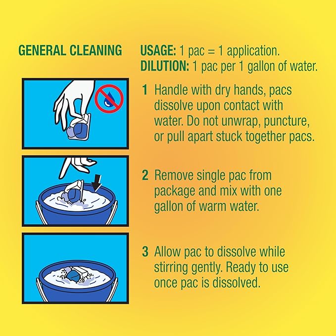 Pine-Sol Ultra+ All Purpose Cleaner Pacs Lemon Scent - 12 Count