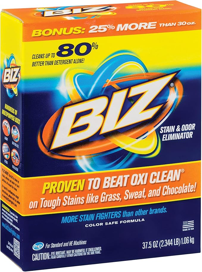 Biz Stain & Odor Eliminator, 37.5 Ounce