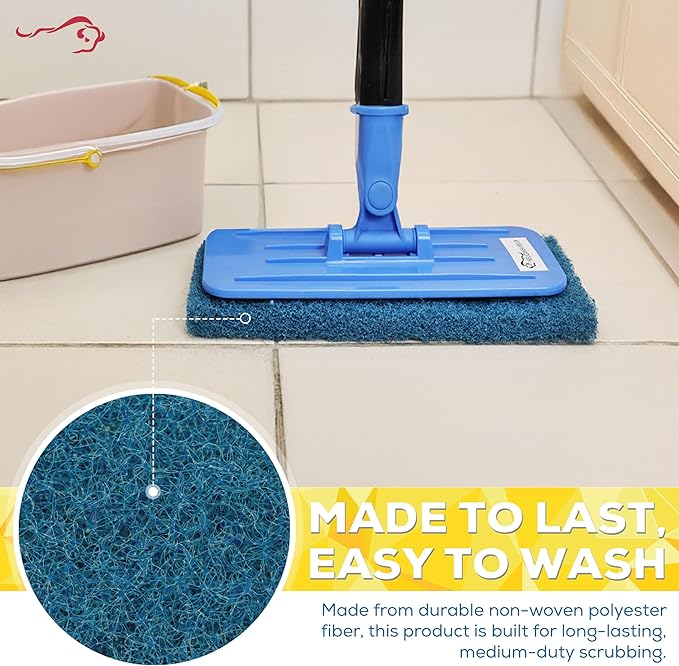 KLEEN HANDLER Medium Cleaning Pad | Medium Duty Scrub, Eco-Friendly, General Cleaning