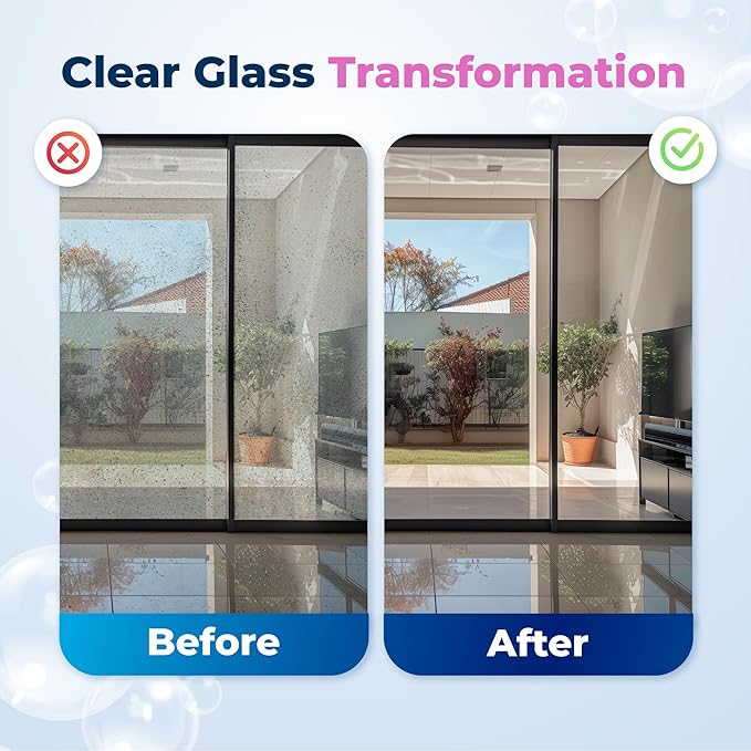 Nick's Glass Cleaner - 550ml Multipurpose Foam Spray for Streakless Shine on Auto, Home & Boat Windows | Deep-Cleaning, Tint-Safe, Ammonia-Free Formula for Windshields & More (1)