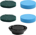 Sweepulire 4 Pack Sponge Scrubber and Scouring Pad for SW1 Cleaning Brushes