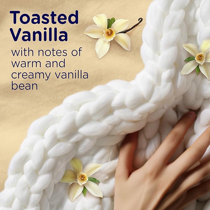 Downy Blends In-Wash Laundry Scent Booster Beads, Toasted Vanilla Scent, 25.6 OZ, Fabric Sottener Beads and Freshness