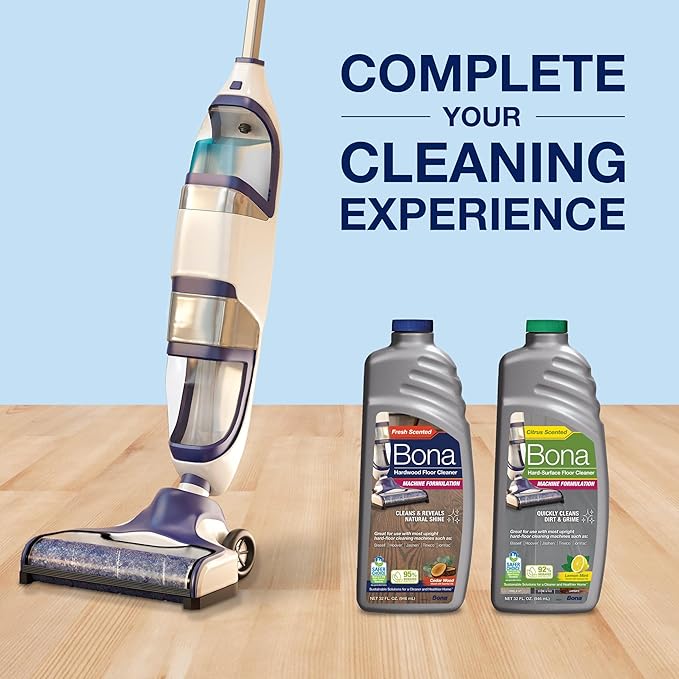 Bona® Hardwood Floor Cleaner - Hard-Floor Cleaning Machine Formulation - 32 fl oz - Cedar Wood