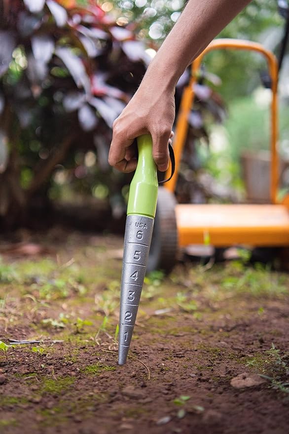 GardenBee Aluminium Die Cast Dibbler (Green)