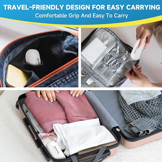 Travel Vacuum Storage Bags with USB Powered Electric Pump, 16 Pack Vacuum Seal Bags for Clothing Travel, Space Saver Bags for Luggage, Suitcase, Backpack & Home Organization, White