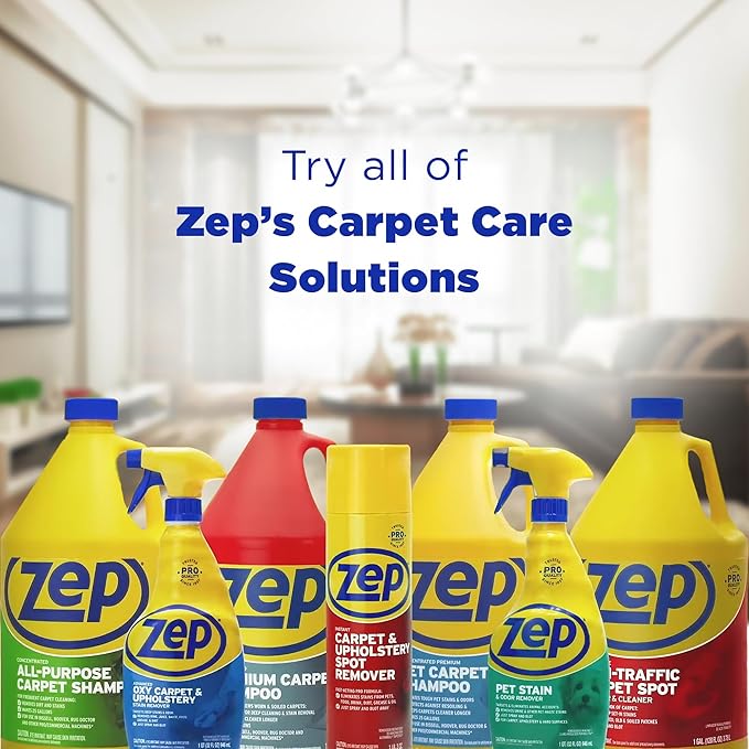 Zep Premium Carpet Shampoo - 2.5 Gal (Case of 2) - ZUPXC320 - Deep Cleaning and Stain Removal, For Carpet Machines