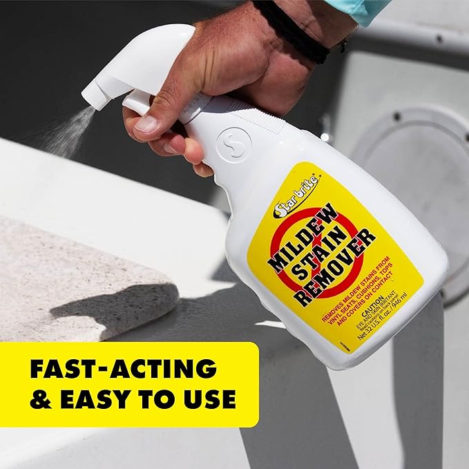 STAR BRITE Mold & Mildew Stain Remover + Cleaner – Removes Stains on Contact - 1 GAL (085600N)