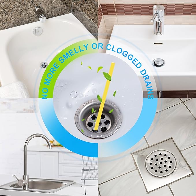 Drain Cleaner Sticks Keeps Drains and Pipes Clear and Odor As Seen On TV 4 Packs