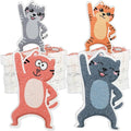 8 Pack Cute Kitchen Sponges Dish Set Compressed Non-Scratch Reusable Kitchen Cleaning Household Sponges for Dishes, Pans, Kitchen, Fruit, Plate, Bathroom(Cat)