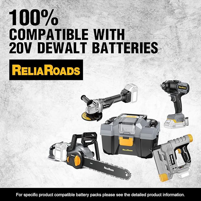 900 Ft-lbs Cordless Impact Wrench, 1/2 Inch Impact Gun Compatible DeWALT 20V MAX Battery, Brushless Constant High Torque Impact Driver with 3 Speed, Tool Only (No Battery Included)