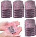20Pcs Steel Wool Soap Pads Steel Wool Scrubber Non Scratch Soap Pads Effective Clean Metal Scouring Pads for Cleaning Pots, Pans, Ovens Tough Kitchen Grease., Pink
