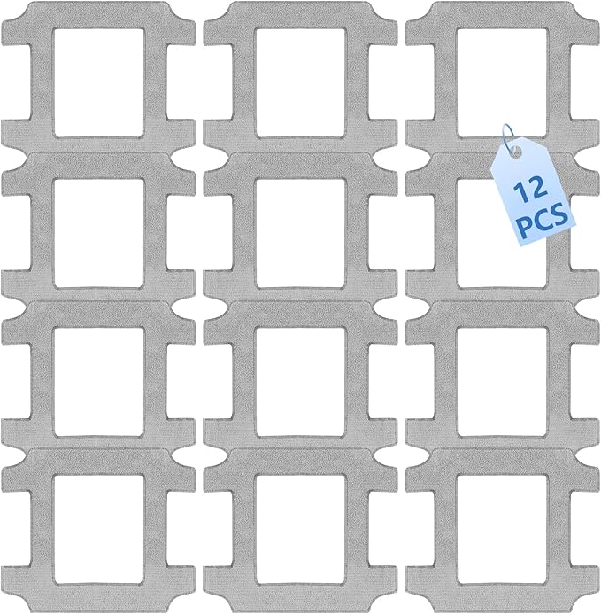 Cleaning Rag for ECOVACS WINBOT W2S/ W2S Omni Window Cleaning Robot, Washable and Reusable W2S Mop Pad Accessories 12 Pcs