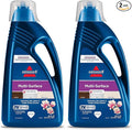 Bissell Multi-Surface Solution,for use in CrossWave and Other Leading Hard Surface and Area Rug Cleaners,80oz,Dissolves Dirt,Grime,and-Tough Sticky Messes,(Pack of 2)