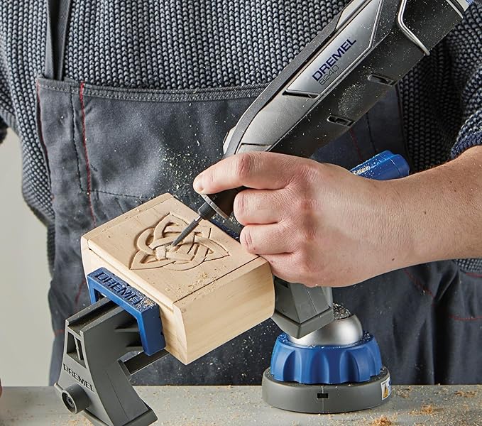 Dremel 8240-5 12V Cordless Rotary Tool Kit with Variable Speed and Comfort Grip - Includes 2AH Battery Pack, Charger, 5 Accessories, Wrench, and Tool Fabric Carry Bag
