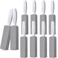 Emycool Pumice Stone Toilet Bowl Cleaner, 10 Pack Toilet Pumice Stone with Handle for Toilet Cleaning Toilet, Bathtubs, Sinks, Swimming Pools, Grills