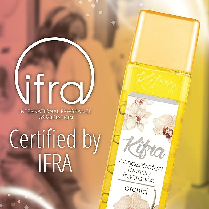 KIFRA ORCHID Concentrated Laundry Fragrance 6.76 Fl Oz 200ml 80 Washing Cycles